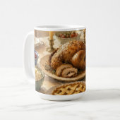 Das Thanksgiving-Dinner Kaffeetasse (Vorderseite Links)