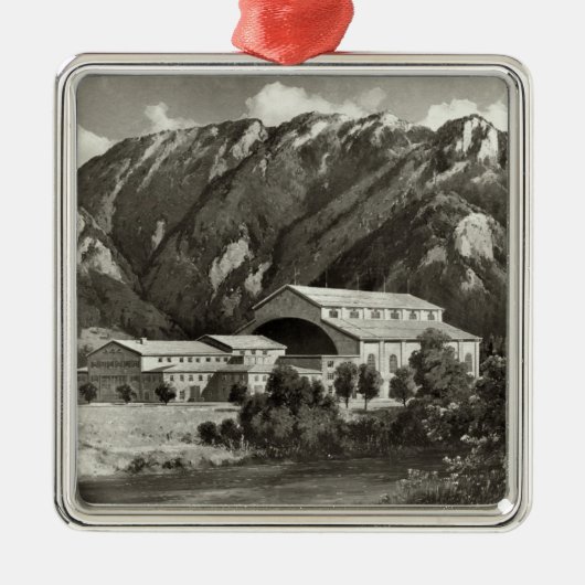 Das Theater bei Oberammergau, 1930 Ornament Aus Metall (Vorne)