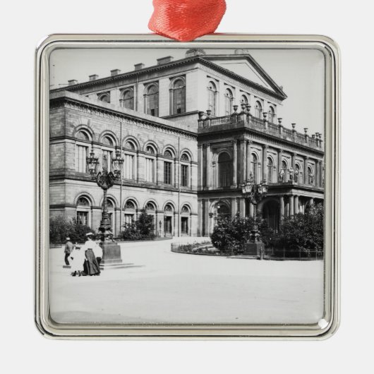 Das Theater in Hannover, c.1910 Silbernes Ornament (Vorne)
