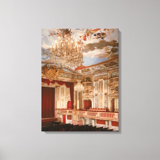 Das Theater Leinwanddruck (Vorderseite)
