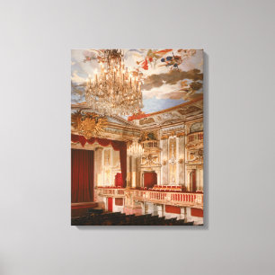 Das Theater Leinwanddruck