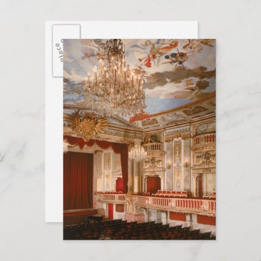 Das Theater Postkarte (Vorne/Hinten)