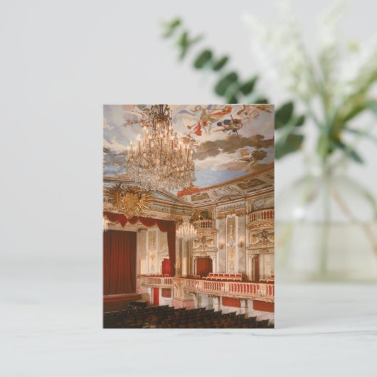 Das Theater Postkarte (Stehend Vorderseite)