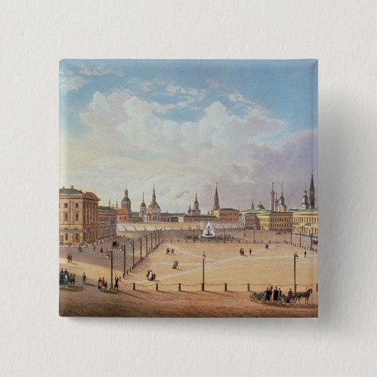 Das Theater-Quadrat in Moskau Button (Vorderseite)