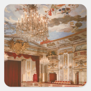 Das Theater Quadratischer Aufkleber