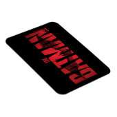 Das theatralische Logo von Batman Magnet (Rechte Seite)