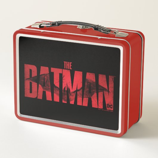 Das theatralische Logo von Batman Metall Brotdose (Rückseite)
