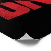 Das theatralische Logo von Batman Poster (Ecke)