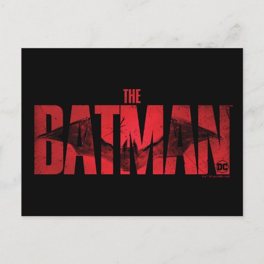 Das theatralische Logo von Batman Postkarte (Vorderseite)