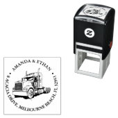 Das Thema Bandit Semi Truck Permastempel (Beispiel)