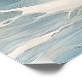 Das Thema "Beach Waves" Malerei Poster (Ecke)