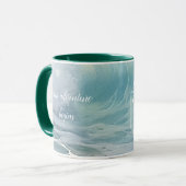 Das Thema "Beach Waves" Malerei Tasse (Vorderseite Links)