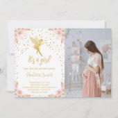 Das Thema "Bezauberte Gärten" für Mädchen Einladung (Vorderseite)