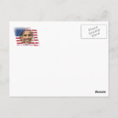 Das Thema der Amtseinführung in Gettysburg Postkarte (Rückseite)