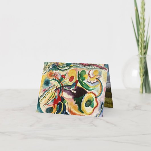 Das Thema des letzten Gerichts - Wassily Kandinsky Karte (Vorderseite)