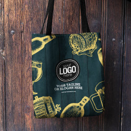 Das Thema Dunkelgrüne Brauerei personalisieren Tasche