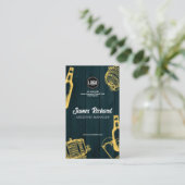 Das Thema Dunkelgrüne Brauerei personalisieren Visitenkarte (Stehend Vorderseite)