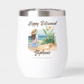 Das Thema "Frauen im Ruhestand" Elegante Frau (Rückseite)