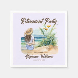 Das Thema "Frauen im Ruhestand" Elegante Frau Serviette