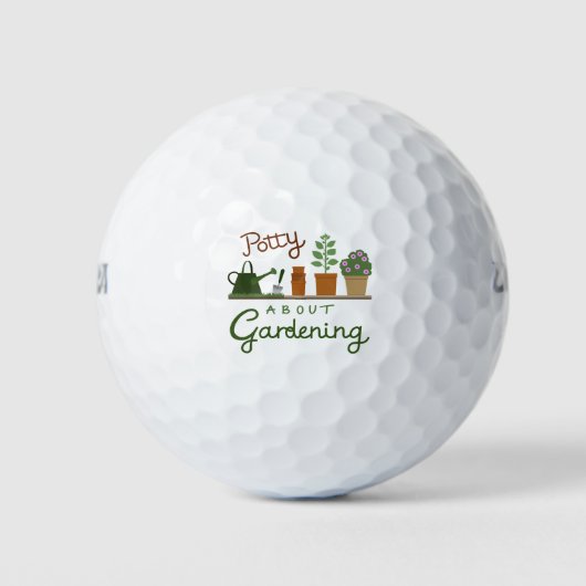 Das Thema Gartengestaltung Golfball (Vorderseite)