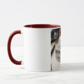 Das Thema "gemeinsam reisen" Tasse (Links)