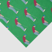 Das Thema "Grüne Golf Putting" Seidenpapier (Detail)