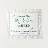 Das Thema Grüne Wälder in einer Hochzeit Wandteppich (Vorderseite (Horizontal))