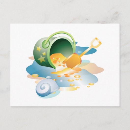 Das Thema Hochzeiten am Strand speichern Ankündigungspostkarte (Vorderseite)