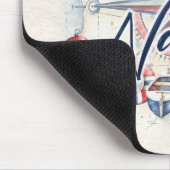 Das Thema "Let's Get Nauti" des Küstenschiffes Mousepad (Ecke)