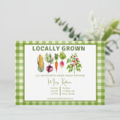 Das Thema "Lokal gepflegte Gärten" Einladung (Stehend Vorderseite)