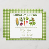 Das Thema "Lokal gepflegte Gärten" Einladung (Vorne/Hinten)