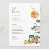 Das Thema "Markt für Bauern" ist ein neues Thema Menükarte (Vorderseite)