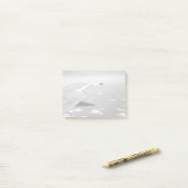 Das Themed Flugzeug, Grayscale-Flugzeug Wings Post-it Klebezettel (Auf Schreibtisch)