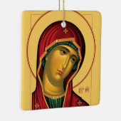 Das Theotokos (Jungfrau Mary)-Orthodoxe Icon Keramikornament (Rechts)