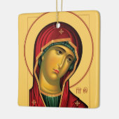 Das Theotokos (Jungfrau Mary)-Orthodoxe Icon Keramikornament (Links)