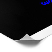 Das Thin Blue Line Poster (Ecke)