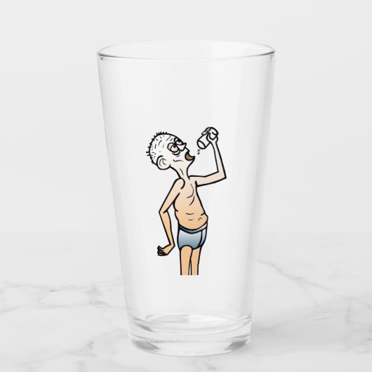 Das Thirsty Man Glass Glas (Vorderseite)