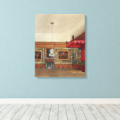 Das Throne Room, Hampton Court Leinwanddruck (Insitu (Holzboden))