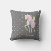 Das Throw Kissen verfügt über ein niedliches Einho (Vorderseite)