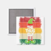 Das Thug Elf Matching Group Weihnachts-Party Pajam Magnet (Vorderseite/Rückseite)