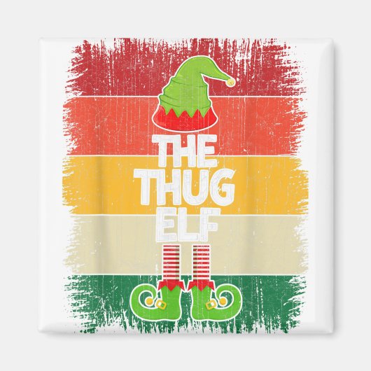 Das Thug Elf Matching Group Weihnachts-Party Pajam Magnet (Vorne)