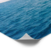 Das tiefe Blau Poster (Ecke)