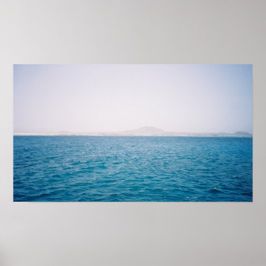 Das tiefe Blau Poster (Vorne)