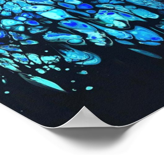 Das tiefe Blau Poster (Ecke)