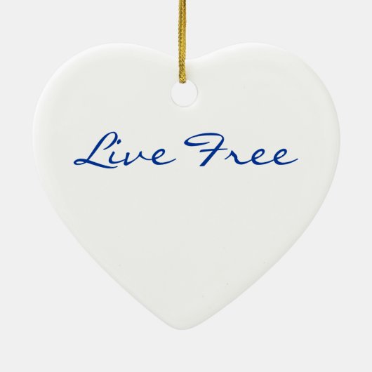 Das tiefe blaue Meer sprach mit mir, Delphinherz Keramik Ornament (Hinten)