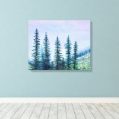 Das tiefste Tal Leinwanddruck (Insitu (Holzboden))