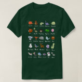 Das Tier Alphabet T-Shirt (Design vorne)