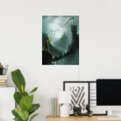 Das Tier gibt Fantasieposter zurück Poster (Heimbüro)