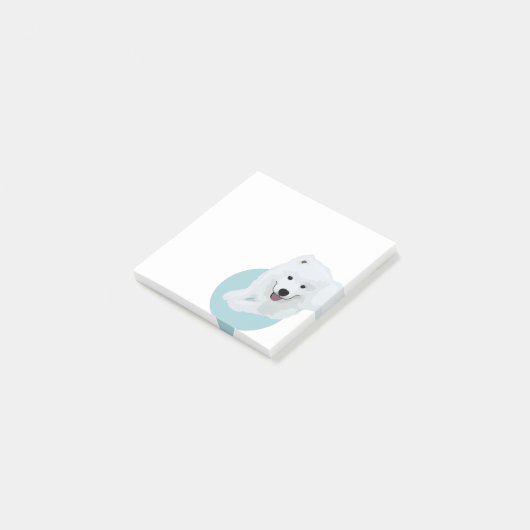 Das Tier - Hund Post-it Klebezettel (angewinkelt)