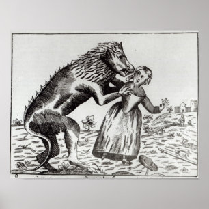 Das Tier von Gevaudan ein junges Mädchen Poster